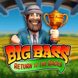 Big Bass Return to the Races slot visual from Pragmatic Play available on trickzcasinoo.fr