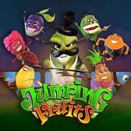 Jumping Fruits slot visual from Wazdan available on trickzcasinoo.fr