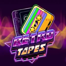 Retro Tapes logo by Push Gaming at Trickz Casino