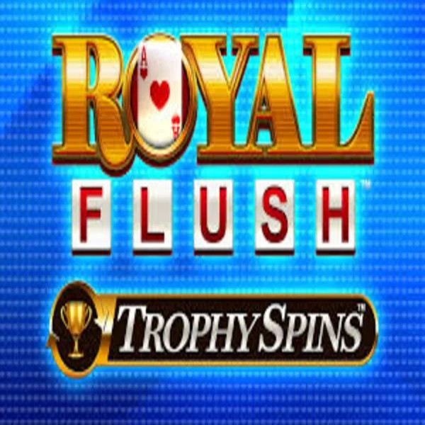 Royal Flush Trophy Spins logo – Slots by Greentube at Trickz Casino